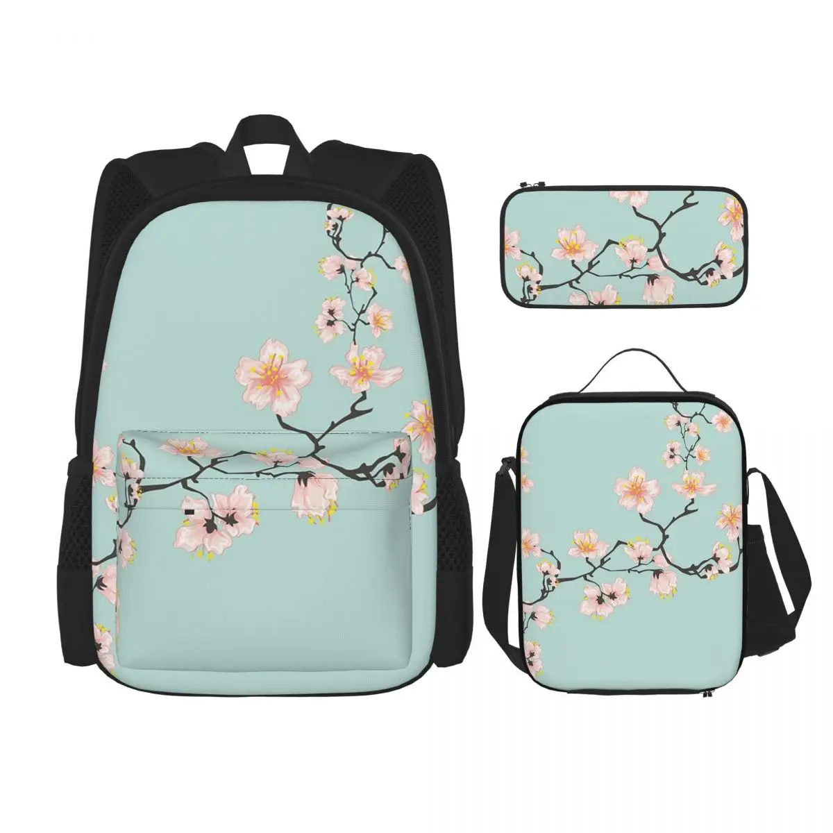Sakura Cherry Blossom Japanese Flowers Backpacks Boys Girls Bookbag School Bags Rucksack Lunch Bag Pen Bag Three-Piece Set
Sakura Cherry Blossom Japanese Flowers Backpacks Boys Girls Bookbag School Bags Rucksack Lunch Bag Pen Bag Three-Piece Set