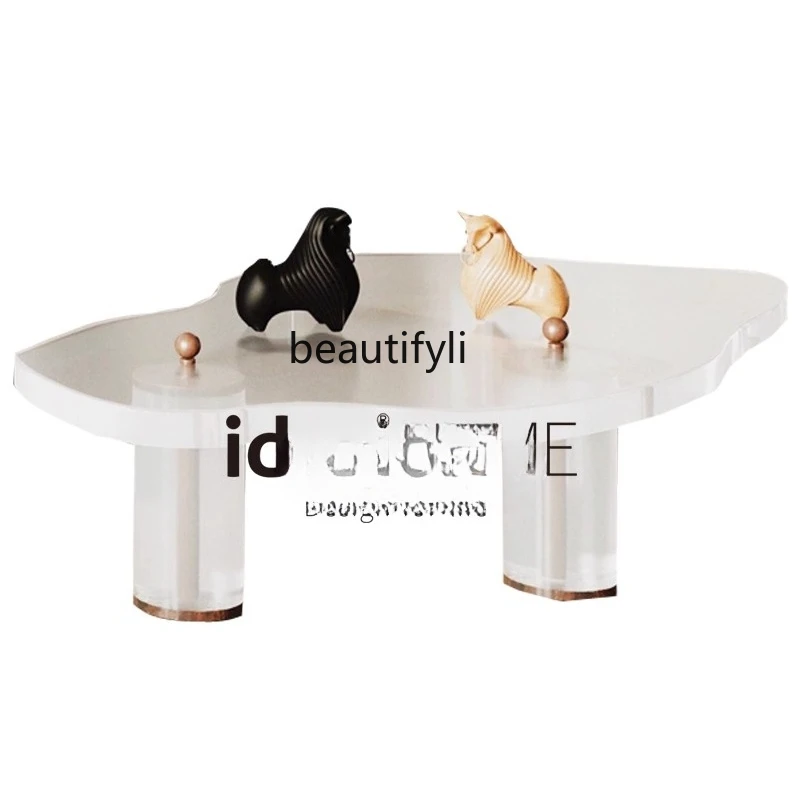 Coffee table living room, white side table, house silent wind modern homestay living room, low table
Coffee table living room, white side table, house silent wind modern homestay living room, low table