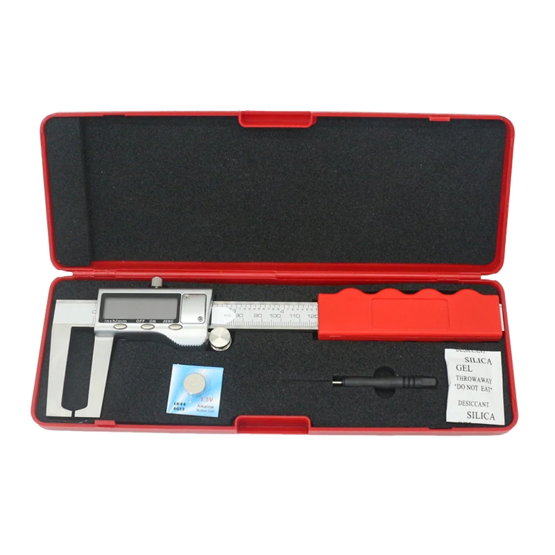 Digital Stainless Steel Brake Caliper Measuring Caliper 0-150mm Vernier Caliper, Brake Disc Thickness Detection Tool
Digital Stainless Steel Brake Caliper Measuring Caliper 0-150mm Vernier Caliper, Brake Disc Thickness Detection Tool