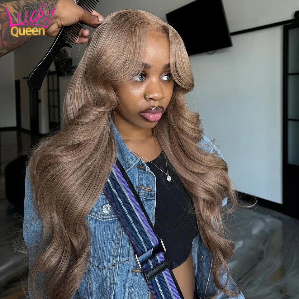 Grey Brown Blonde Lace Front Wig Human Hair 13x4 13X6 Body Wave Transparent Lace Human Hair Wigs 180% Density Wig for Women
Grey Brown Blonde Lace Front Wig Human Hair 13x4 13X6 Body Wave Transparent Lace Human Hair Wigs 180% Density Wig for Women