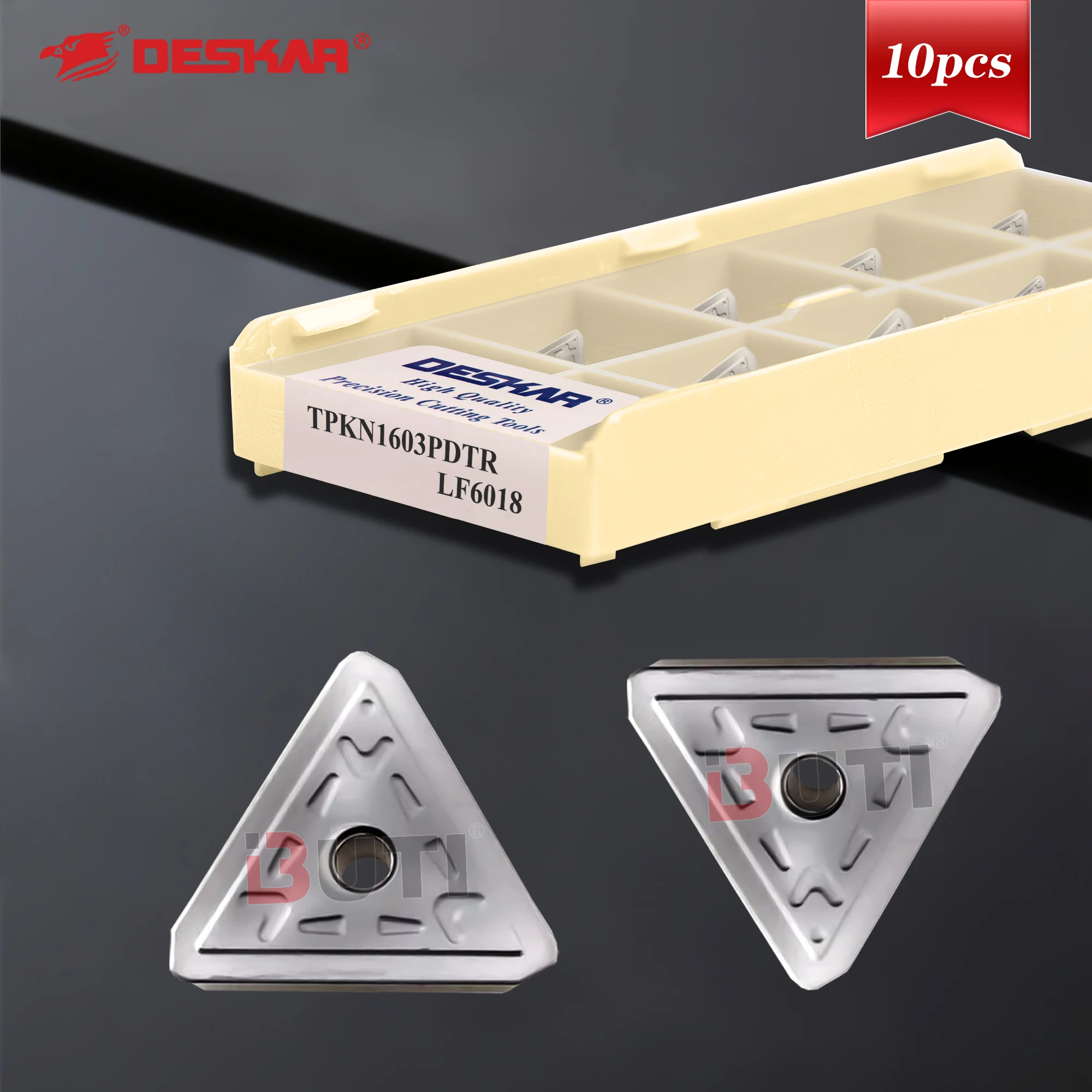 TPKN1603PDTR TPKN2204PDTR LF6018 DESKAR Original Triangular Milling Processing Stainless Steel Steel Parts Universal Lathe Tools
TPKN1603PDTR TPKN2204PDTR LF6018 DESKAR Original Triangular Milling Processing Stainless Steel Steel Parts Universal Lathe Tools