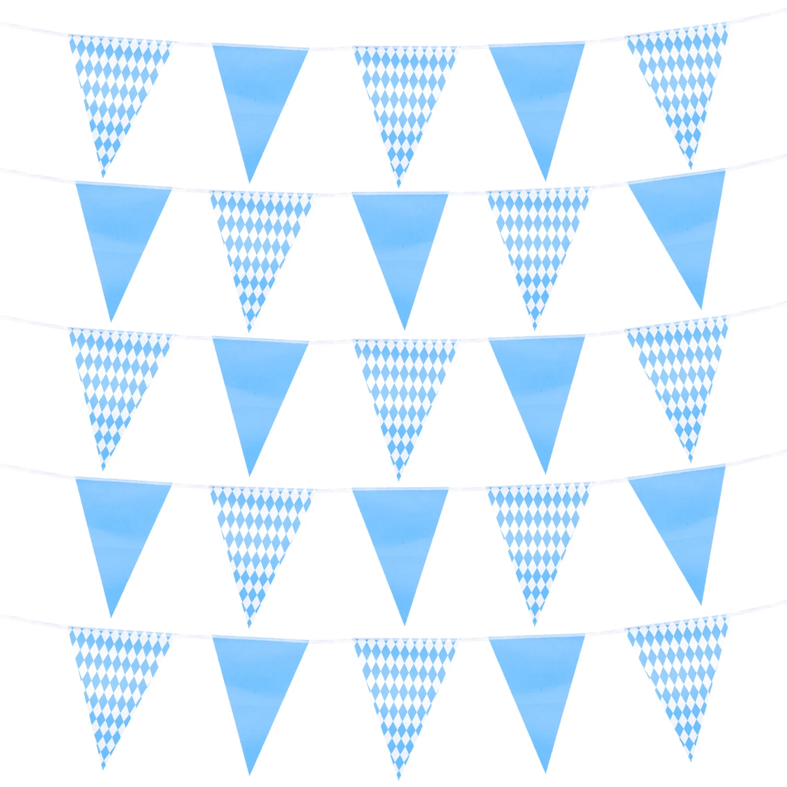 Blue White Gingham Bunting Polyester Party Banners For Wall Decor Background Festival Hanging Decorations Beer Festival 
Blue White Gingham Bunting Polyester Party Banners For Wall Decor Background Festival Hanging Decorations Beer Festival