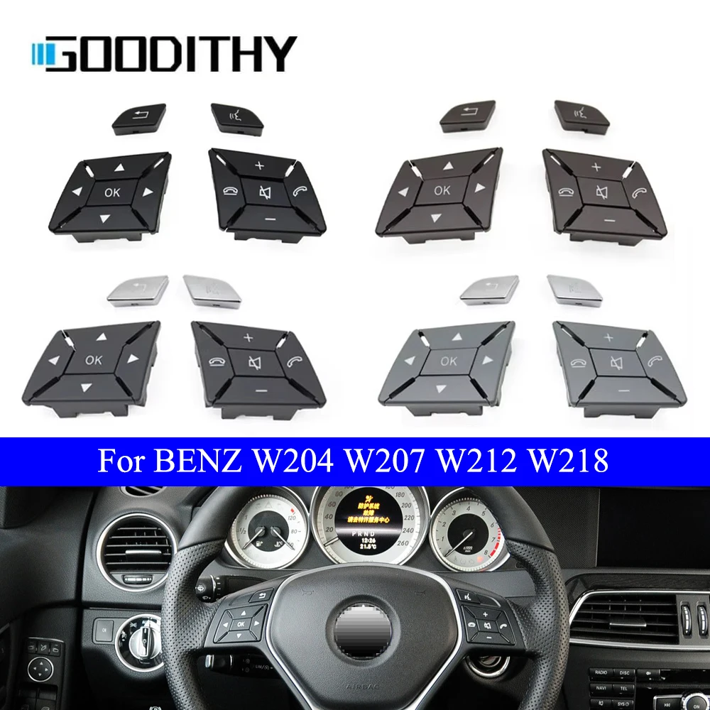 Car Steering Wheel Cover Control Multi-function Switch Button For Mercedes Benz C E GLK Class W204 X204 W212 W218 W156
Car Steering Wheel Cover Control Multi-function Switch Button For Mercedes Benz C E GLK Class W204 X204 W212 W218 W156