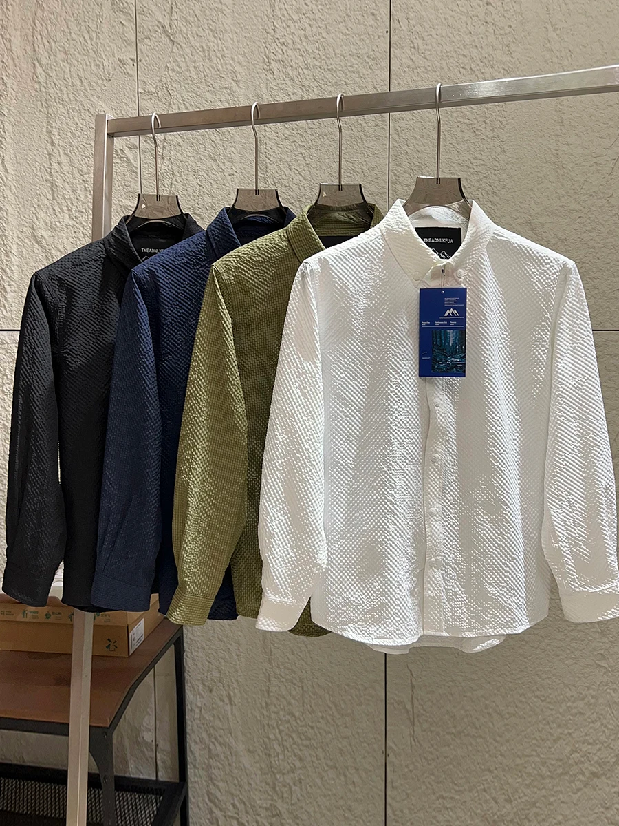 Lightweight Breathable Bubble Cloth Series Long Sleeve Casual Men's Shirt Outdoor Functionality Trendy High Street Style Autu...
Lightweight Breathable Bubble Cloth Series Long Sleeve Casual Men's Shirt Outdoor Functionality Trendy High Street Style Autu...