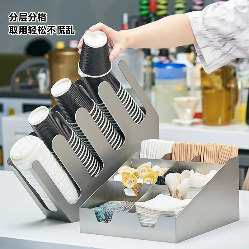 Acrylic milk tea cup holder disposable paper cup picker bar storage straw holder coffee shop commercial multifunctional
Acrylic milk tea cup holder disposable paper cup picker bar storage straw holder coffee shop commercial multifunctional