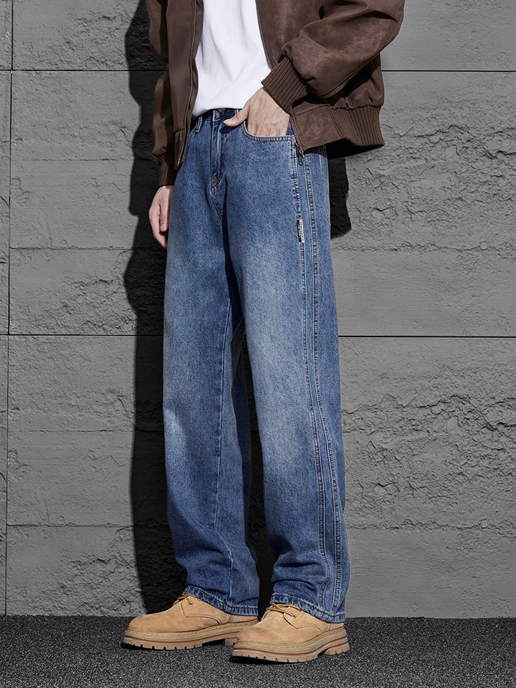 Мужские мешковатые винтажные джинсы 2026, новые повседневные удобные модные широкие синие обычные классические мешковатые джинсовые брюки
Мужские мешковатые винтажные джинсы 2026, новые повседневные удобные модные широкие синие обычные классические мешковатые джинсовые брюки