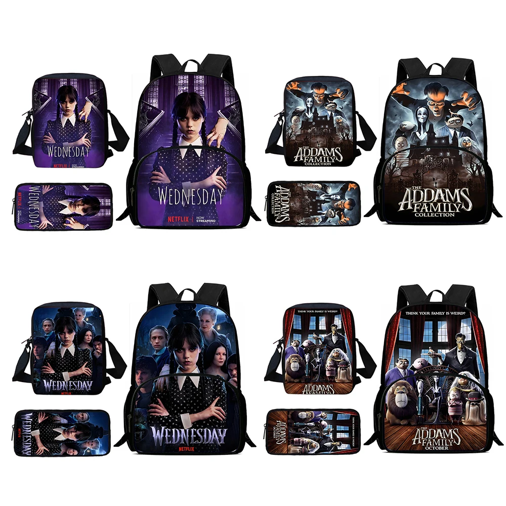 Детские рюкзаки, американский ужас, комедия, среда, пенал на плечо, школьные сумки большой вместимости для мальчиков и девочек, лучший подарок
Детские рюкзаки, американский ужас, комедия, среда, пенал на плечо, школьные сумки большой вместимости для мальчиков и девочек, лучший подарок