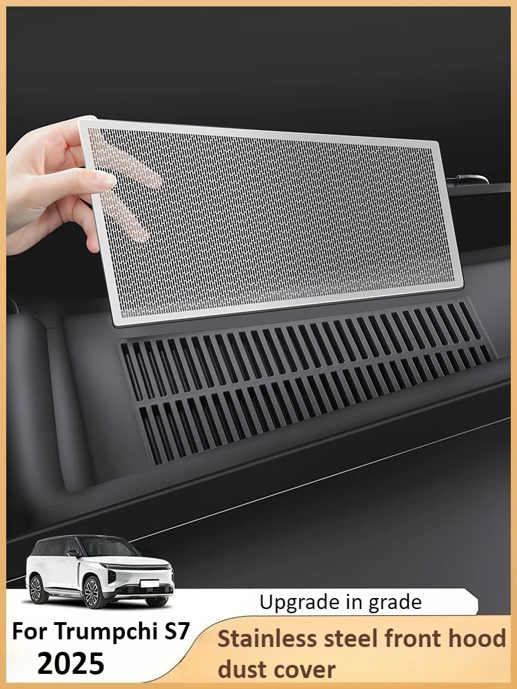 For GAC Trumpchi S7 2025 2026 Car Front Hood Dustproof Net Engine Compartment Air Intake Insect Net Modification Accessories
For GAC Trumpchi S7 2025 2026 Car Front Hood Dustproof Net Engine Compartment Air Intake Insect Net Modification Accessories