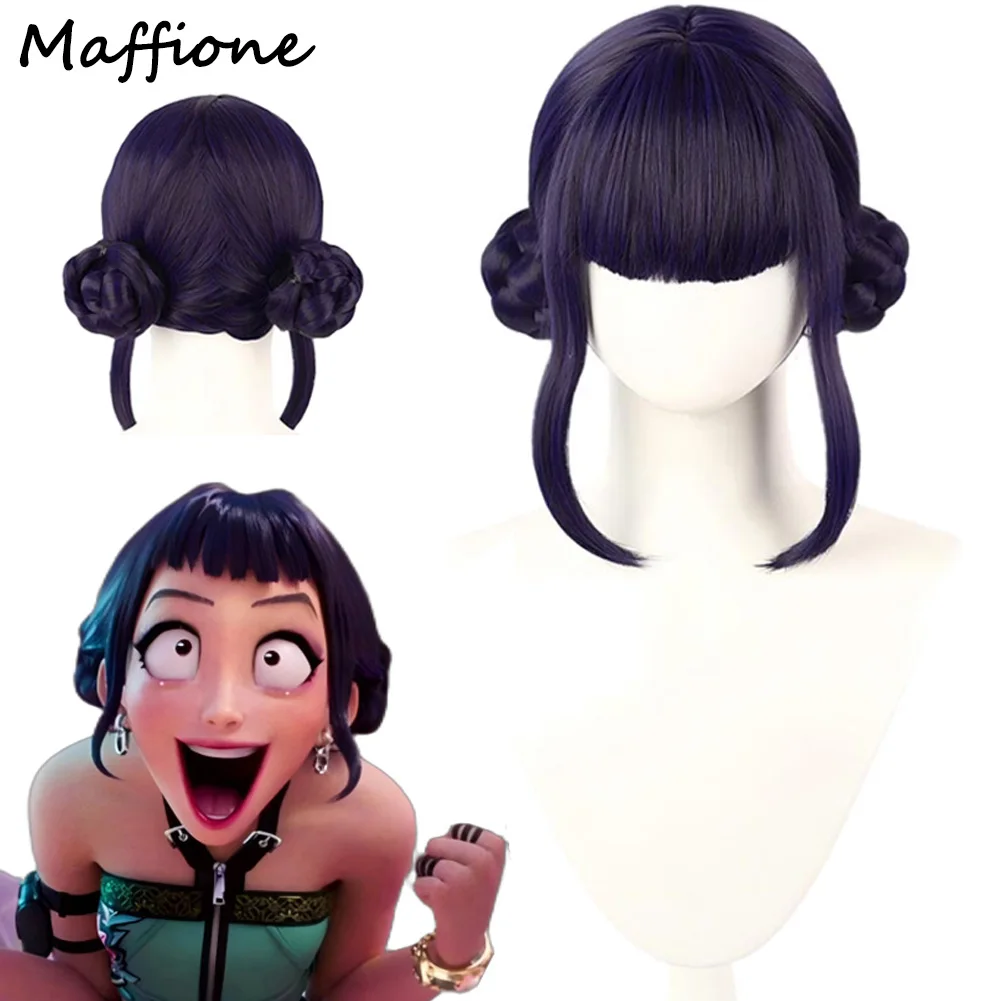 Zoey Purple Wigs Demons Hunter of KPop Cosplay Costume Accessories Headwear Hair Props Wig Women Fantasia Holloween Party Suit
Zoey Purple Wigs Demons Hunter of KPop Cosplay Costume Accessories Headwear Hair Props Wig Women Fantasia Holloween Party Suit