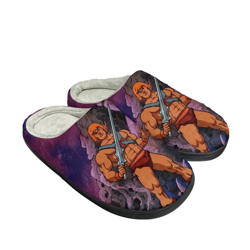 Модные хлопковые тапочки с героями мультфильмов He Man, персонализированные мужские и женские плюшевые сандалии, повседневная теплая обувь, удобные термотапочки
Модные хлопковые тапочки с героями мультфильмов He Man, персонализированные мужские и женские плюшевые сандалии, повседневная теплая обувь, удобные термотапочки