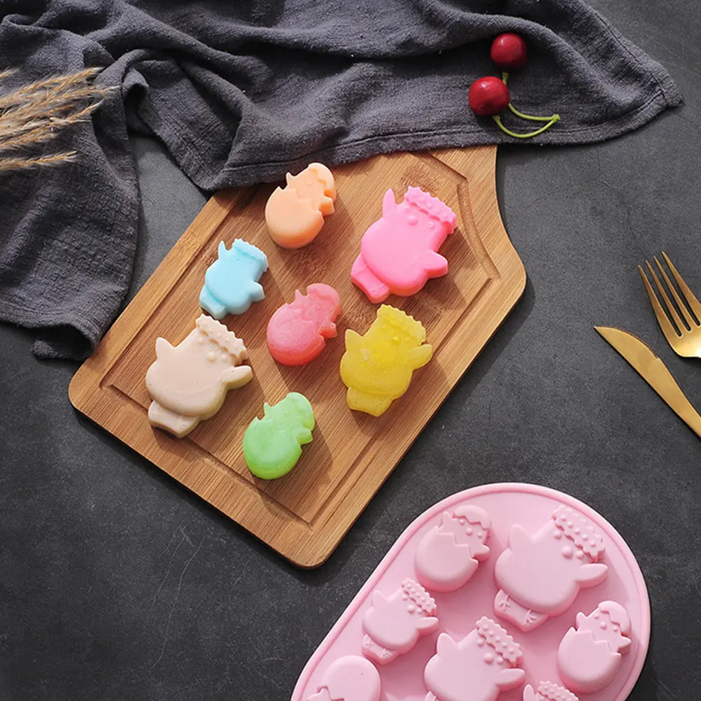 2Pcs Silicone Easter Chick Mould Flexible Non Stick Baking Mold for Cakes Cookies Biscuits Fondant Home Kitchen Or Bakery Use
2Pcs Silicone Easter Chick Mould Flexible Non Stick Baking Mold for Cakes Cookies Biscuits Fondant Home Kitchen Or Bakery Use
