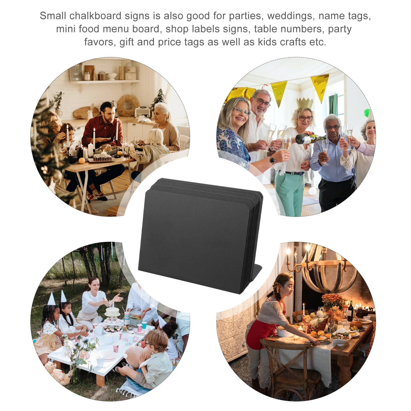 12pcs Food Markings Small Blackboard Table Signs Chalkboard Set Erasable Mini Kitchen Notes Stackable L-Shaped for Party
12pcs Food Markings Small Blackboard Table Signs Chalkboard Set Erasable Mini Kitchen Notes Stackable L-Shaped for Party