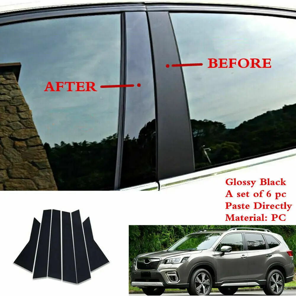 Fit For Subaru Forester 2019-2021 6pc Set Black Pillar Posts Door Window Trim
Fit For Subaru Forester 2019-2021 6pc Set Black Pillar Posts Door Window Trim
