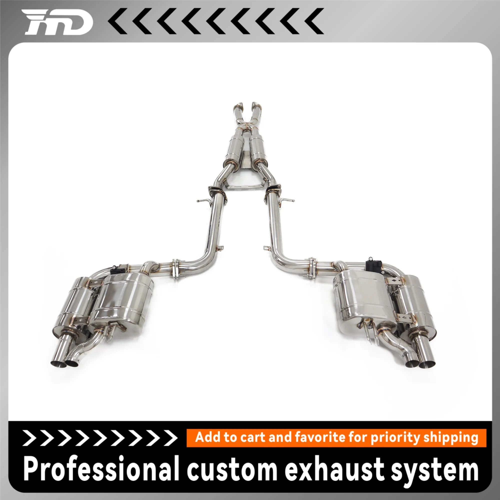 HMD Stainless Steel Exhaust System Performance Catback for Genesis G70 3.3T Modification Electronic Valve
HMD Stainless Steel Exhaust System Performance Catback for Genesis G70 3.3T Modification Electronic Valve