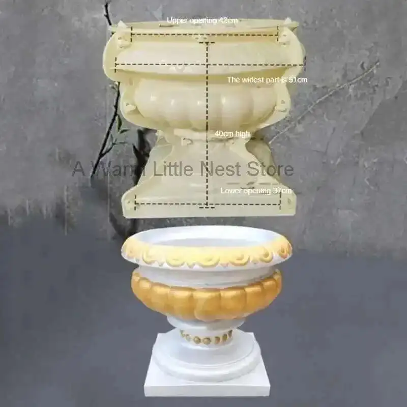 Thickened Mold for Home Garden Buildings Garden Decoration ABS Plastic Flower Pot Molds Gardening Round Flowerpots Mould w
Thickened Mold for Home Garden Buildings Garden Decoration ABS Plastic Flower Pot Molds Gardening Round Flowerpots Mould w