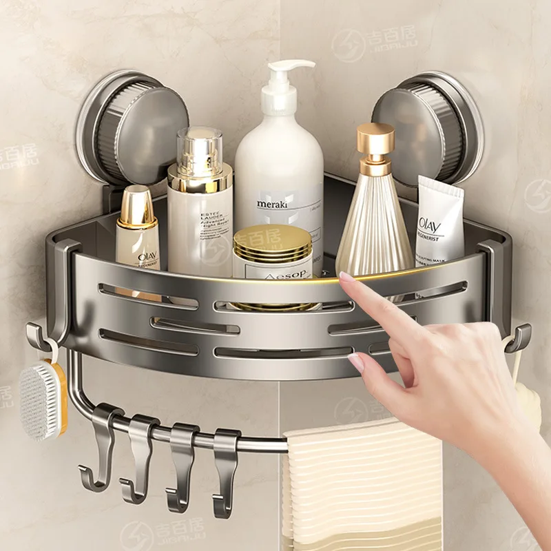AOBT Suction cup type toilet storage rack free punch triangle toilet tripod toilet storage shelf
AOBT Suction cup type toilet storage rack free punch triangle toilet tripod toilet storage shelf