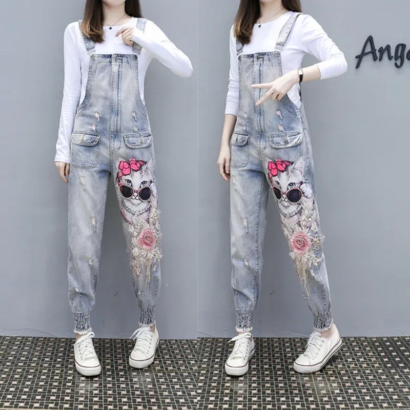 Large Size Tide Brand Jumpsuit 2024 Spring Summer Fashion Cartoon Printed Denim Jumpsuit Women's Korean Denim Overalls Female
Large Size Tide Brand Jumpsuit 2024 Spring Summer Fashion Cartoon Printed Denim Jumpsuit Women's Korean Denim Overalls Female