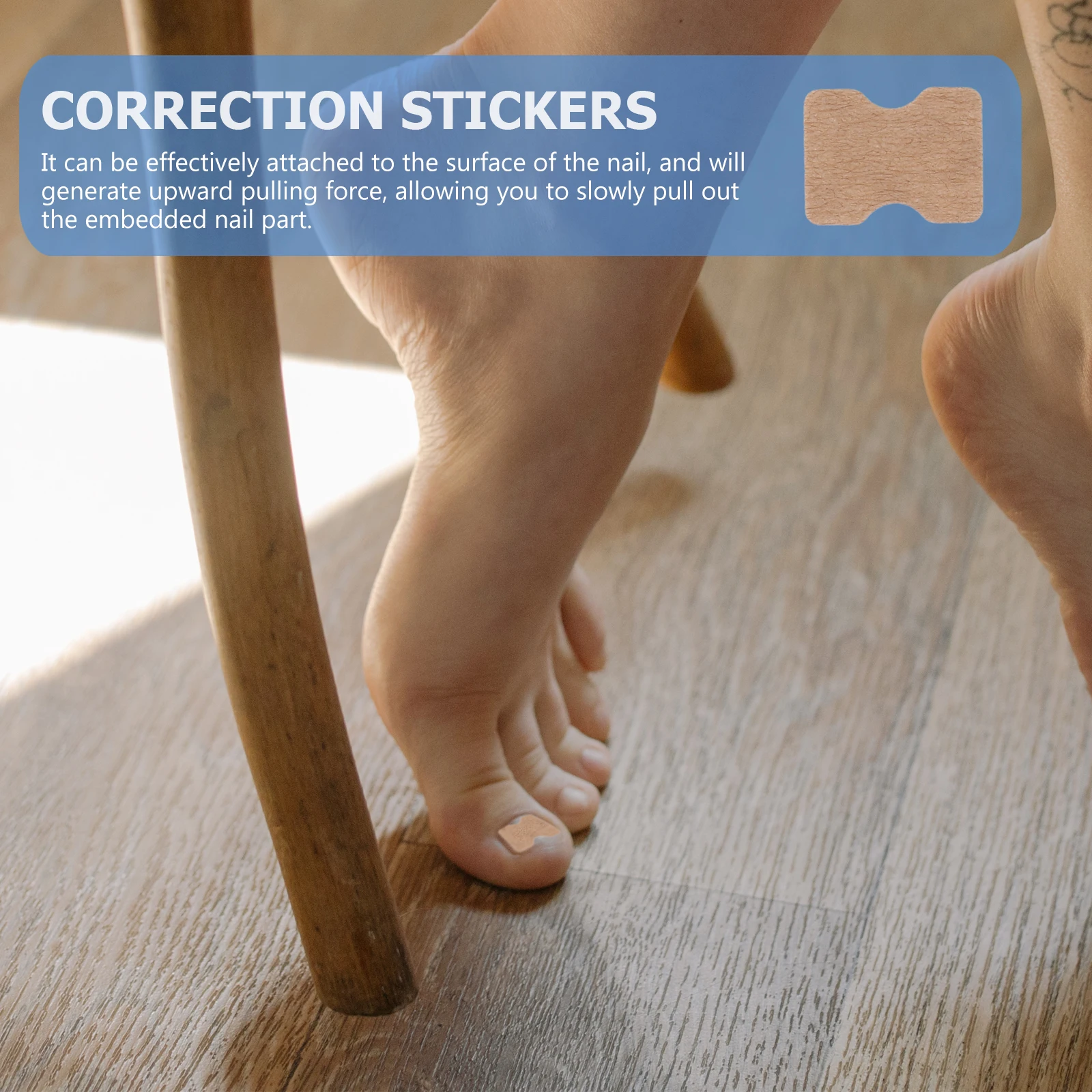 Toenail Orthopaedic Stickers Easy-to-Use Ingrown Nail Care Patches for Stretching and Fixing Curly Nails Comfortably
Toenail Orthopaedic Stickers Easy-to-Use Ingrown Nail Care Patches for Stretching and Fixing Curly Nails Comfortably