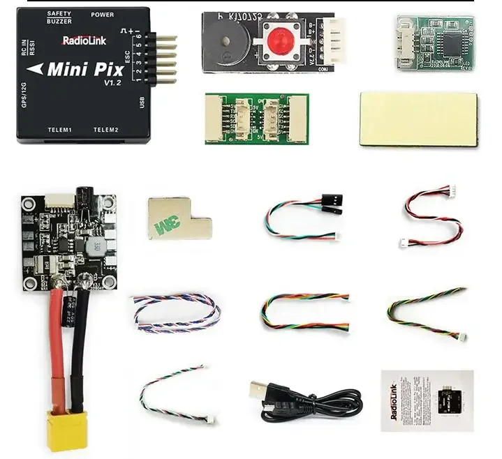 Radiolink Mini MICRO PIX PX4 Flight Control V1.2 M8N 8M GPS for Pixhawk Pixracer R15 Autopilot Xracer RC Racer Drone
Radiolink Mini MICRO PIX PX4 Flight Control V1.2 M8N 8M GPS for Pixhawk Pixracer R15 Autopilot Xracer RC Racer Drone
