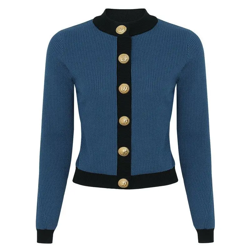 High Quality Fashionable Knitted Long Sleeve Cardigan Women's Spring Autumn New Style Color Block Design Popular Internet Cel...
High Quality Fashionable Knitted Long Sleeve Cardigan Women's Spring Autumn New Style Color Block Design Popular Internet Cel...