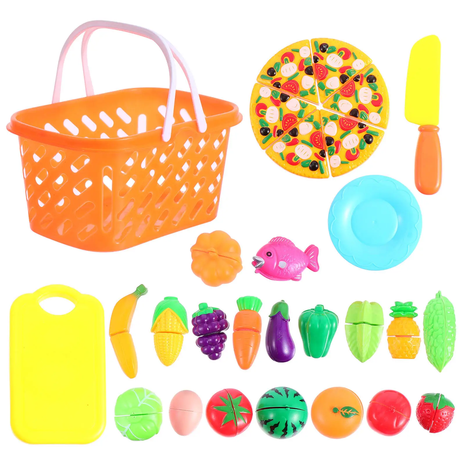 1Set Kids Cutting Fruit Vegetable Kitchen Role Play Set Bright Colors Safe Smooth Edges Early Educational Pretend Play Food
1Set Kids Cutting Fruit Vegetable Kitchen Role Play Set Bright Colors Safe Smooth Edges Early Educational Pretend Play Food