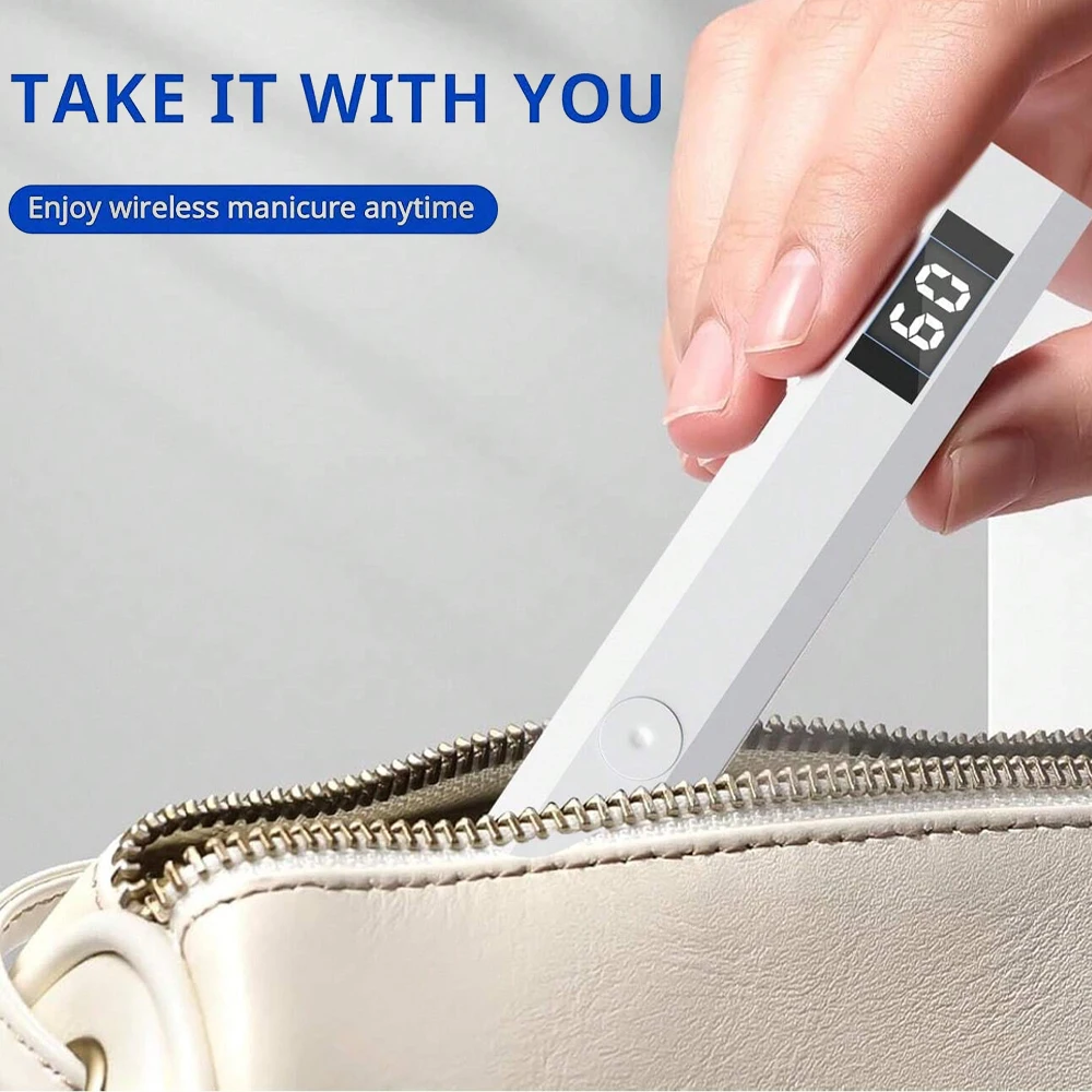 Handheld UV Light for Gel Nails Portable UV Nail Lamp Rechargeable LED Nail Lamp for Nails Art Desk Stand
Handheld UV Light for Gel Nails Portable UV Nail Lamp Rechargeable LED Nail Lamp for Nails Art Desk Stand