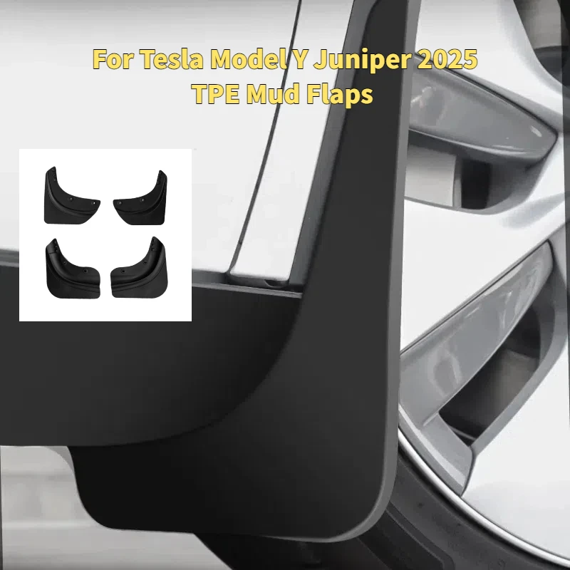 4PCS Mud Flaps for Tesla Model Y Juniper 2025 TPE Front Rear Wheel Mudguards Original Design Fender Splash Guard Protector Cover
4PCS Mud Flaps for Tesla Model Y Juniper 2025 TPE Front Rear Wheel Mudguards Original Design Fender Splash Guard Protector Cover