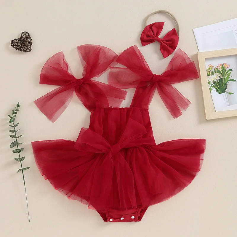 Infant Baby Girls 2Pcs Outfits Solid Color Tulle Skirt Sleeveless Rompers Jumpsuit + Headband Set Newborn Summer Clothing
Infant Baby Girls 2Pcs Outfits Solid Color Tulle Skirt Sleeveless Rompers Jumpsuit + Headband Set Newborn Summer Clothing