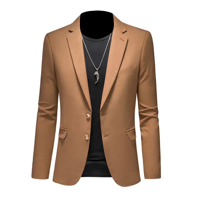Men's Autumn Suit Jaet Casual Faion Briti Sle Slim Fit Busin Leisure Top Quali Polyester Fiber Long Sve Coat
Men's Autumn Suit Jaet Casual Faion Briti Sle Slim Fit Busin Leisure Top Quali Polyester Fiber Long Sve Coat