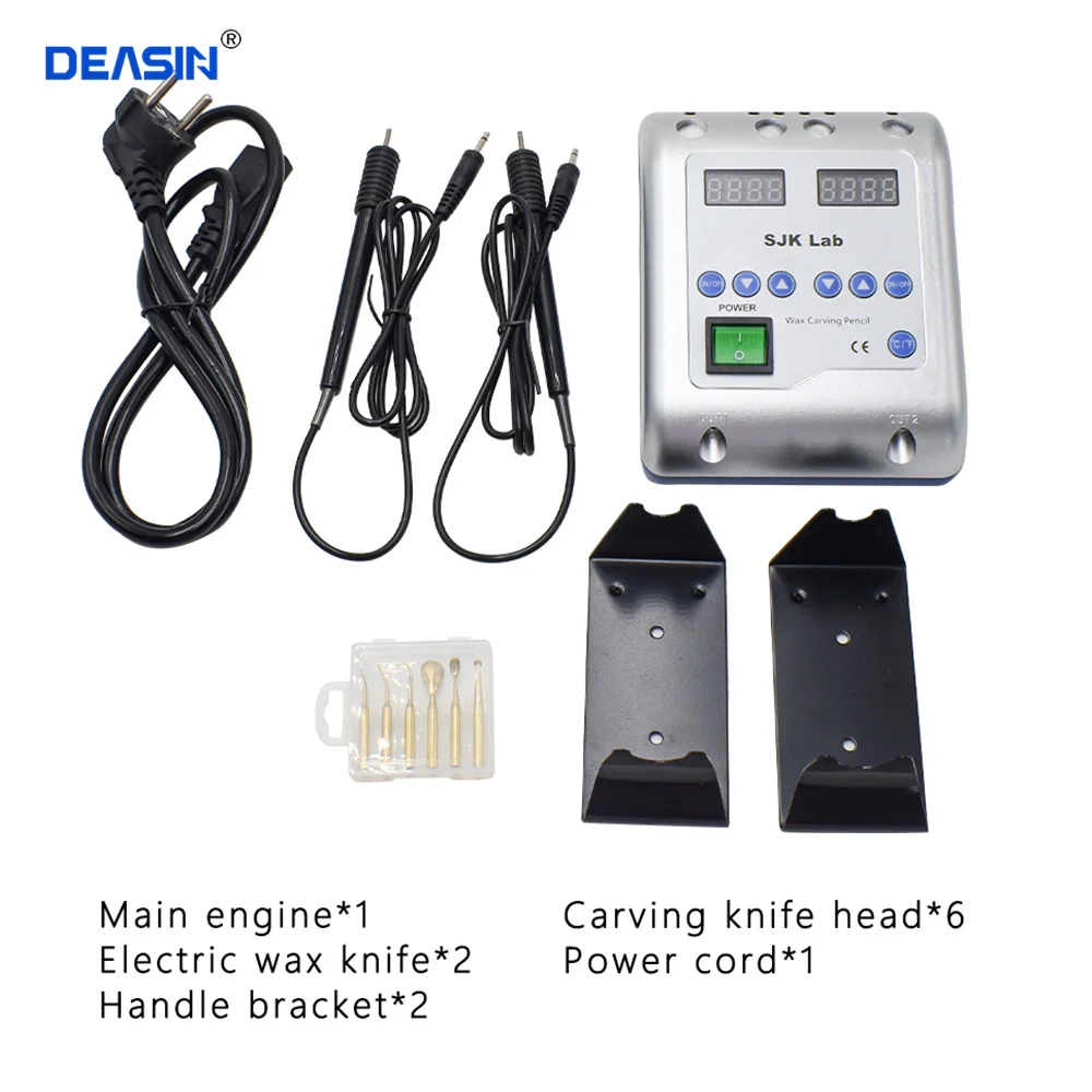 DEASIN Dental Lab Equipment Electric Wax Carving Knife Machine Double Pen 6 Tips for Precision Carving And Modeling
DEASIN Dental Lab Equipment Electric Wax Carving Knife Machine Double Pen 6 Tips for Precision Carving And Modeling