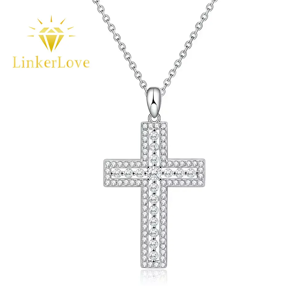 Linkerlove Cross Choker Necklace for Women Moissanite Cross Pendant Necklace S925 Sterling Silver Christian Jewelry Prayer Gifts
Linkerlove Cross Choker Necklace for Women Moissanite Cross Pendant Necklace S925 Sterling Silver Christian Jewelry Prayer Gifts