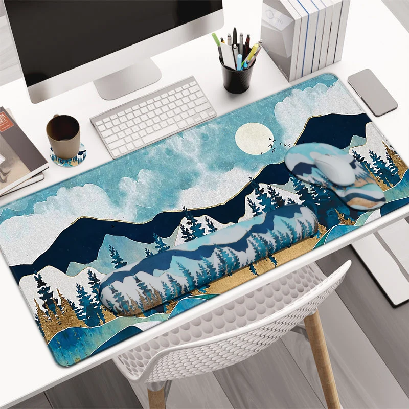 Green Marble Mouse Pad Wrist Rest 4-piece set - ergonomic design, effective relief of wrist pain, soft and comfortable
Green Marble Mouse Pad Wrist Rest 4-piece set - ergonomic design, effective relief of wrist pain, soft and comfortable
