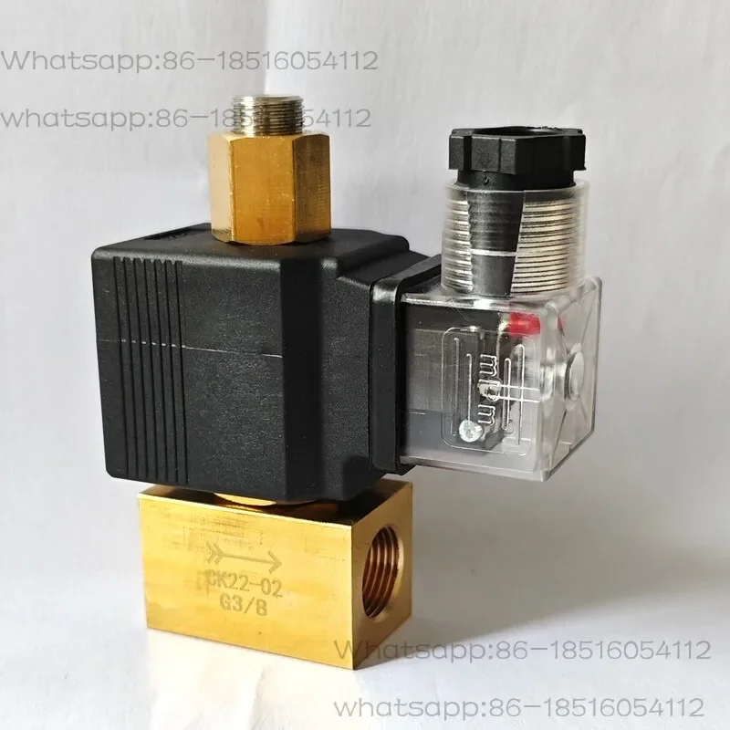 Small two-position two-way normally open solenoid valve CK22-02 pressure 1.6Mpa 16Bar exhaust valve
Small two-position two-way normally open solenoid valve CK22-02 pressure 1.6Mpa 16Bar exhaust valve