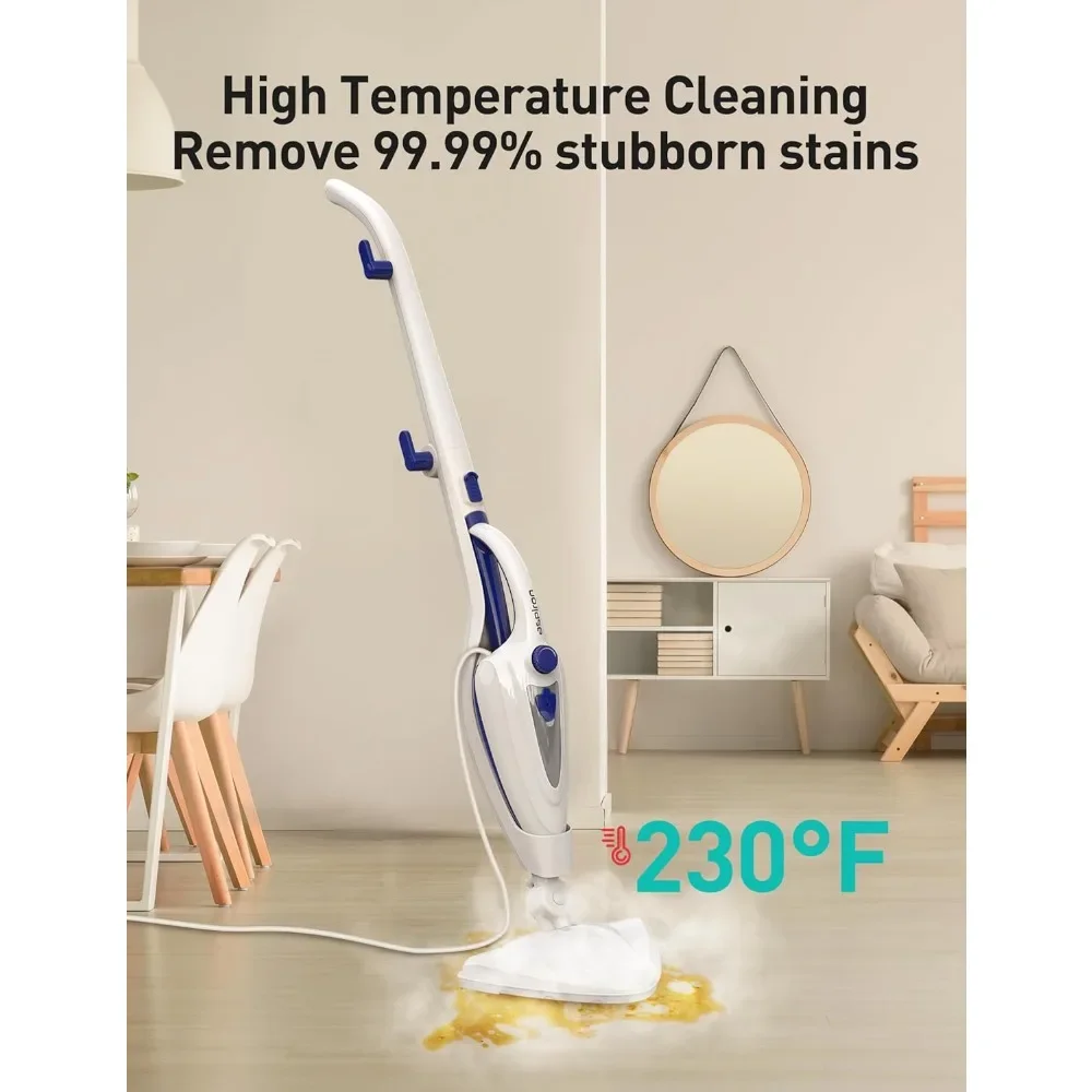 12-in-1 Steam Mop – 15-Sec Fast Heat-Up, 1500W Detachable Handheld Steamer with 2 Dirt Grip Pads, Removes 99.99% Stubborn Grime
12-in-1 Steam Mop – 15-Sec Fast Heat-Up, 1500W Detachable Handheld Steamer with 2 Dirt Grip Pads, Removes 99.99% Stubborn Grime