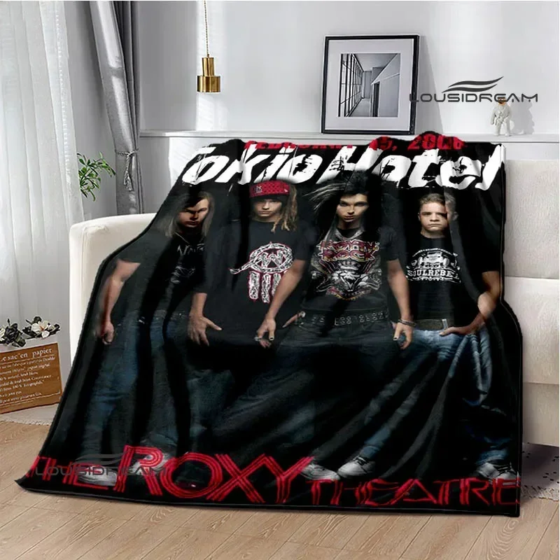 Tokio Hotel band Retro printed blanket warm blanket flannel soft and comfortable blanket home travel bedding birthday gift
Tokio Hotel band Retro printed blanket warm blanket flannel soft and comfortable blanket home travel bedding birthday gift