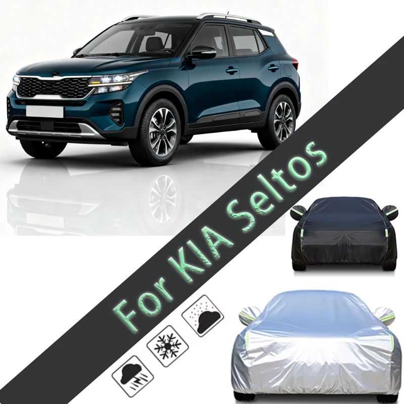 For KIA Seltos Outdoor Protection Full Car Covers Snow Cover Sunshade Waterproof Dustproof Exterior Car accessories
For KIA Seltos Outdoor Protection Full Car Covers Snow Cover Sunshade Waterproof Dustproof Exterior Car accessories