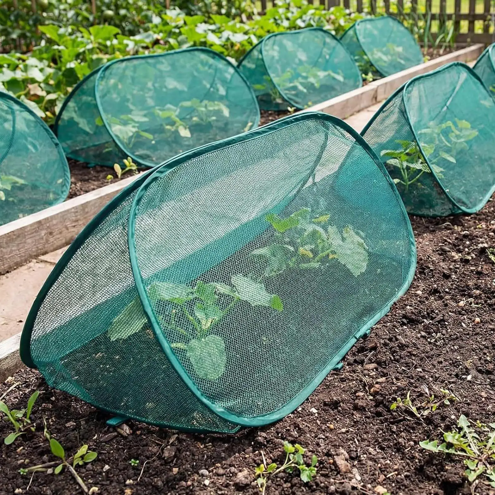 Pop-Up Mesh Plant Cover 4 Pieces Reusable Foldable Plant Guard Garden Vegetable Protectors for Outdoor Patio Greenhouse Raised
Pop-Up Mesh Plant Cover 4 Pieces Reusable Foldable Plant Guard Garden Vegetable Protectors for Outdoor Patio Greenhouse Raised