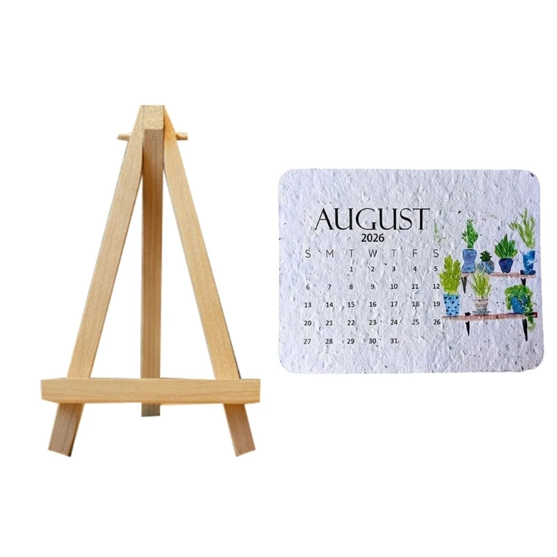 C7AB Biodegradable Plantable 2026 Calendar Wildflower Usage Friendly Sustainable Paper Calendar With Stand For Home Office
C7AB Biodegradable Plantable 2026 Calendar Wildflower Usage Friendly Sustainable Paper Calendar With Stand For Home Office