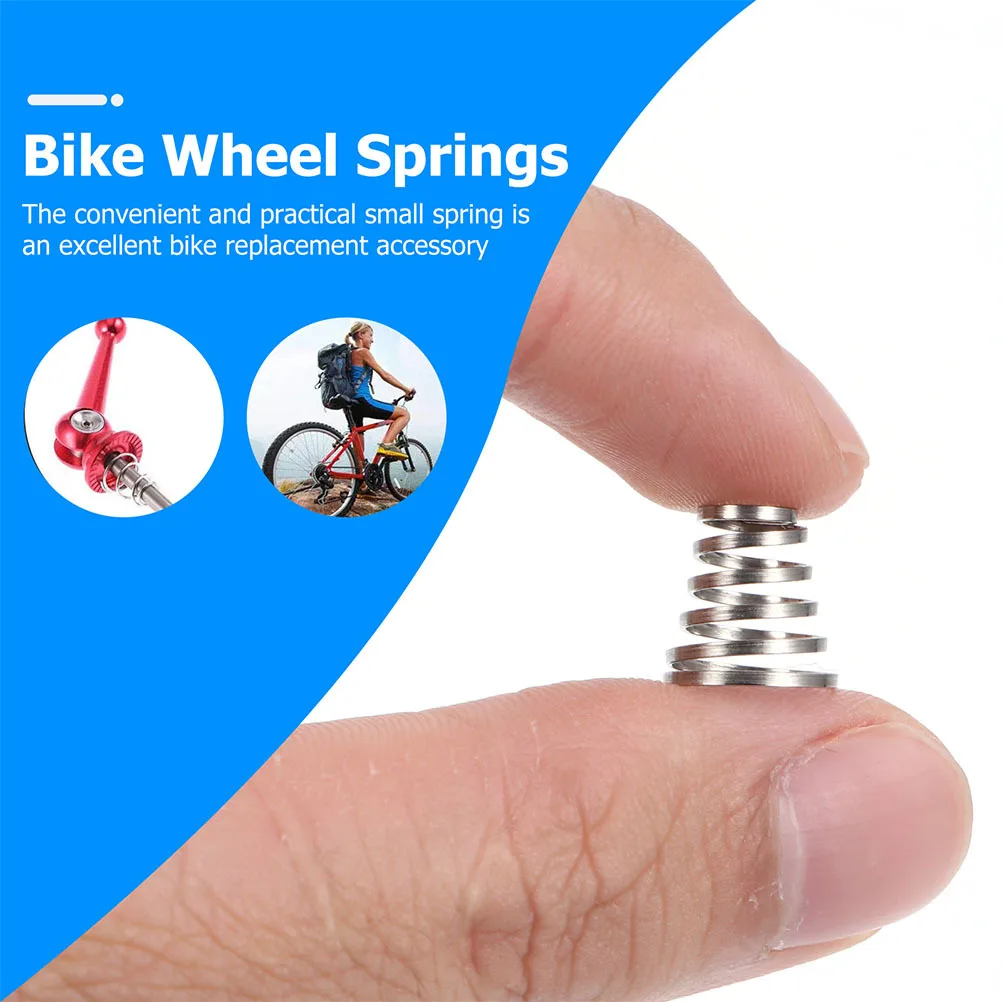 100Pcs Quick Release Bike Springs Stainless Steel Universal Replacement Wheel Skewer Mtb Accessories Professional Parts
100Pcs Quick Release Bike Springs Stainless Steel Universal Replacement Wheel Skewer Mtb Accessories Professional Parts