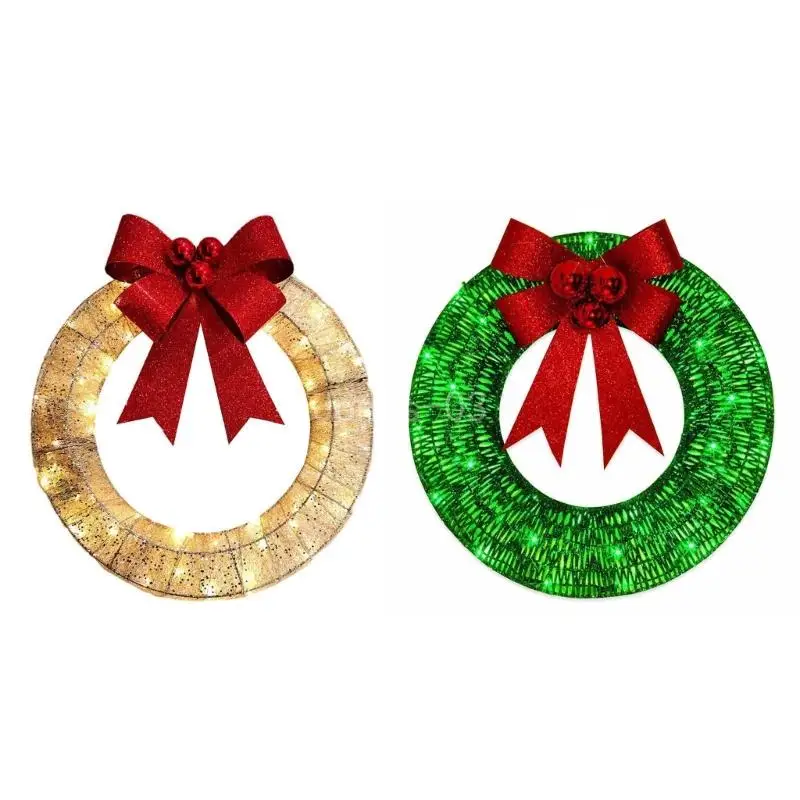 Q6PE Festival Butterfly Bow Christmas Wreath Welcoming Door Christmas Glowing Wreath
Q6PE Festival Butterfly Bow Christmas Wreath Welcoming Door Christmas Glowing Wreath