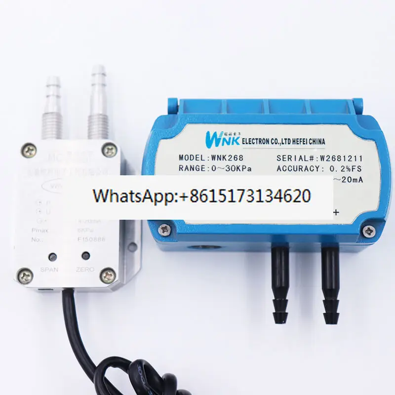 Differential Pressure Transmitter for 4-20mA 1-5V Gas Measurement