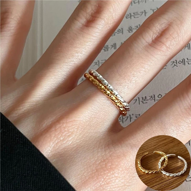 100% 925 Sterling Silver Geometric Open Ring for Women Girl Simple Twist Line Design Jewelry Birthday Gift Dropshipping
100% 925 Sterling Silver Geometric Open Ring for Women Girl Simple Twist Line Design Jewelry Birthday Gift Dropshipping