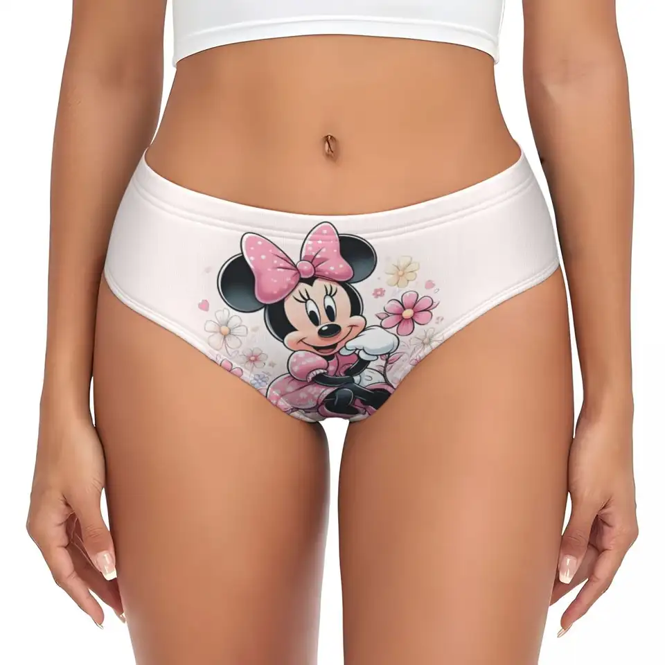 Aangepaste Womens Minnie Mouse slip