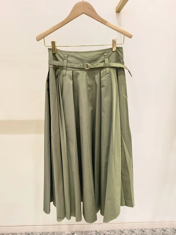 Fashionable Adjustable Waist Umbrella Skirt Midi Skirt Color Belted Large Hemline Spring Summer 2026 Polyester Cotton N...
Fashionable Adjustable Waist Umbrella Skirt Midi Skirt Color Belted Large Hemline Spring Summer 2026 Polyester Cotton N...