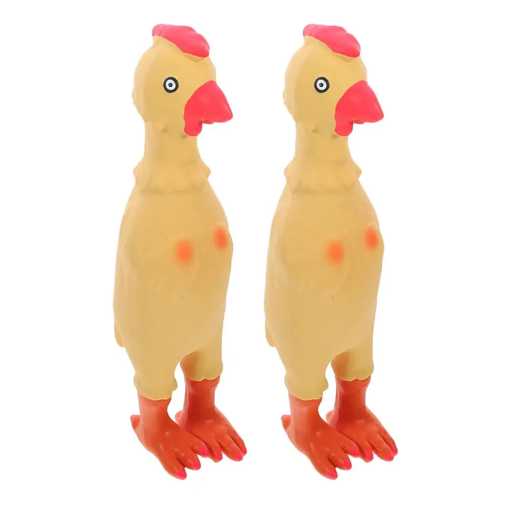 2pcs Dog Toys Screaming Chicken Squeakers ange Cartoon Latex Bite Resistant Chew Toys for Large Medium Small Dogs Puppies Clean
2pcs Dog Toys Screaming Chicken Squeakers ange Cartoon Latex Bite Resistant Chew Toys for Large Medium Small Dogs Puppies Clean