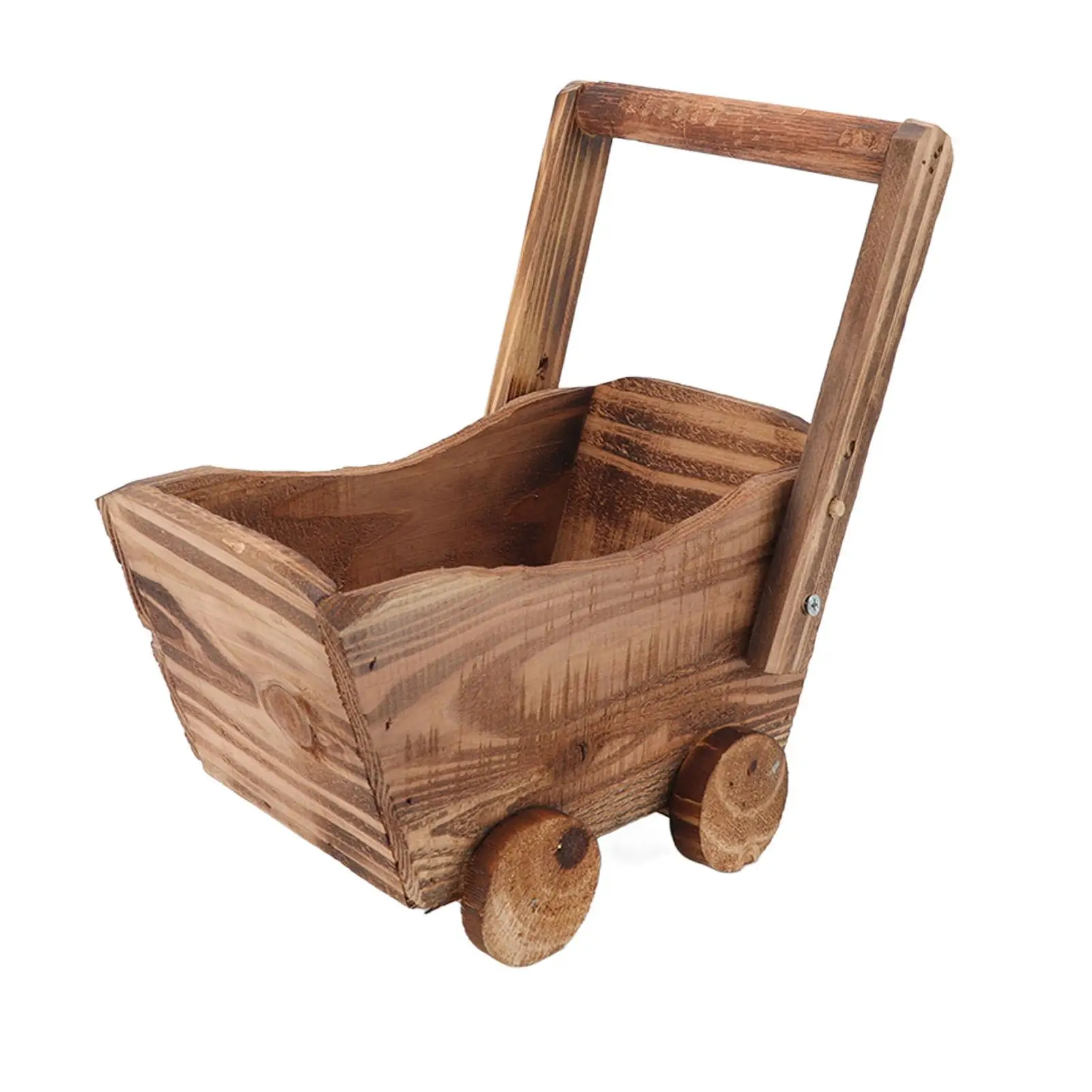 Wooden Flower Pot Cart with Wheels - Stylish Planter for Home & Garden Decoration
Wooden Flower Pot Cart with Wheels - Stylish Planter for Home & Garden Decoration