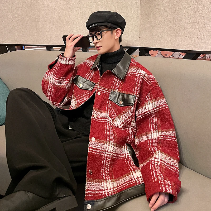 Модный клетчатый жакет для мужчин, весенне-осенний, свободный, повседневный, шерстяной, с пуговицами, с защитой от сминания, с длинными рукавами
Модный клетчатый жакет для мужчин, весенне-осенний, свободный, повседневный, шерстяной, с пуговицами, с защитой от сминания, с длинными рукавами