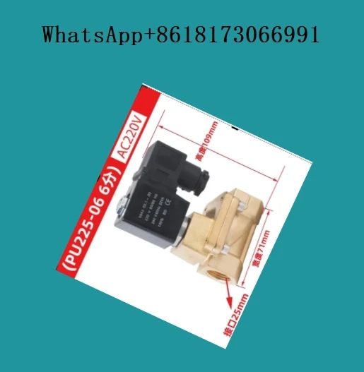 New Gong type pilot operated solenoid valve PU225-04 water vapor control high pressure 16 kg 220VDC24V
New Gong type pilot operated solenoid valve PU225-04 water vapor control high pressure 16 kg 220VDC24V