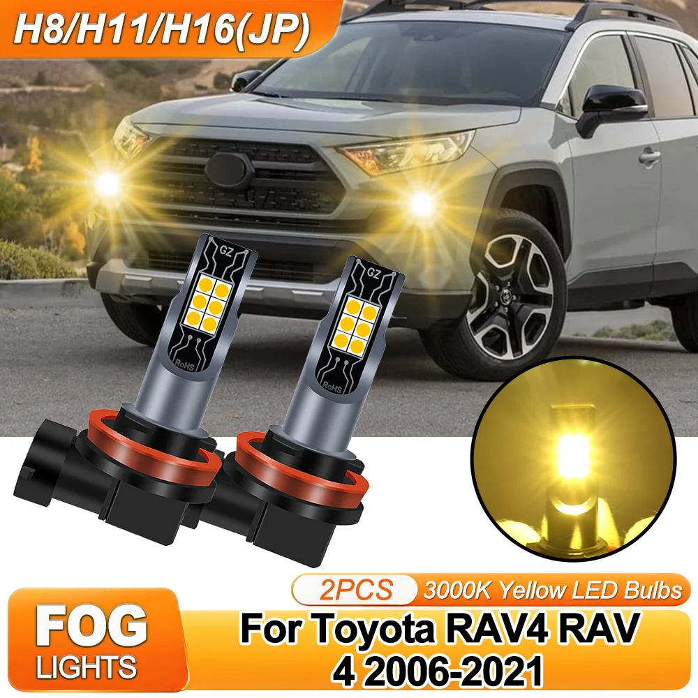 2pcs Led Fog Light Bulbs Canbus Fog Lamp 3000K 12V For Toyota RAV4 RAV 4 2006-2021 2013 2014 2015 2016 2017 2018 2019 2020 2021
2pcs Led Fog Light Bulbs Canbus Fog Lamp 3000K 12V For Toyota RAV4 RAV 4 2006-2021 2013 2014 2015 2016 2017 2018 2019 2020 2021