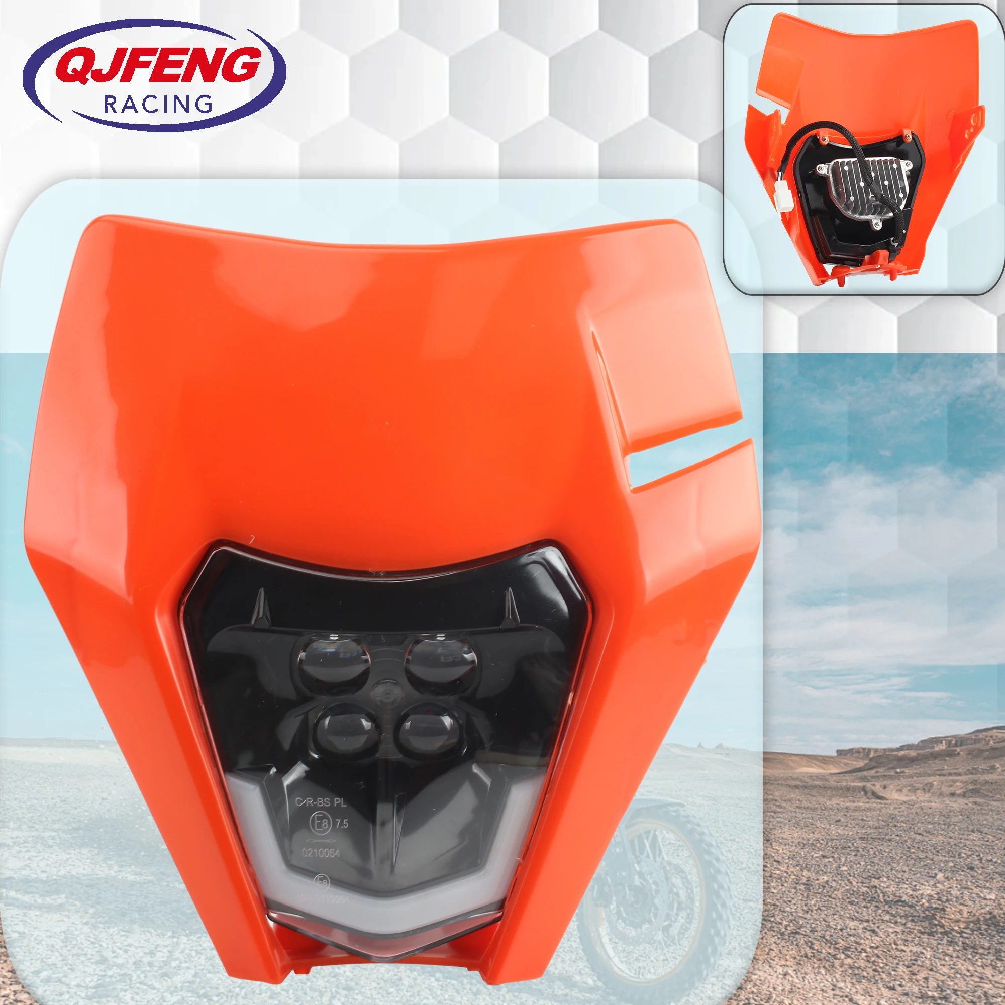 Motorcycle LED Headlight Plate for KTM EXC SX Fairing Wick Dirt Bike Supermoto Motocross Headlamp Accessories Headlights Enduro
Motorcycle LED Headlight Plate for KTM EXC SX Fairing Wick Dirt Bike Supermoto Motocross Headlamp Accessories Headlights Enduro